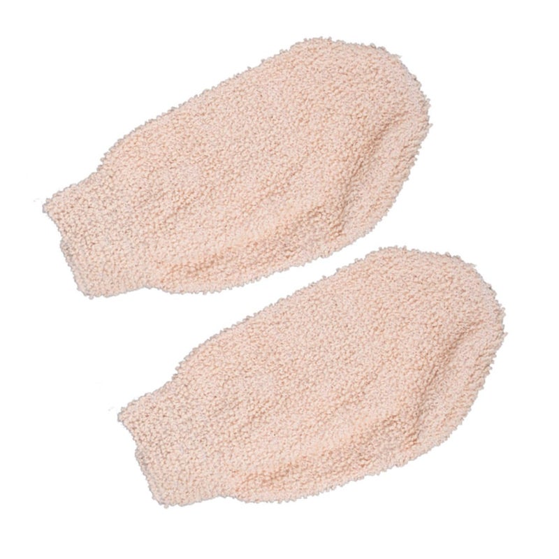 2Pcs Exfoliating Bathing Gloves Body Scrub Mitts For Gentle Skin Care And Deep Cleansing Reusable - Image 1